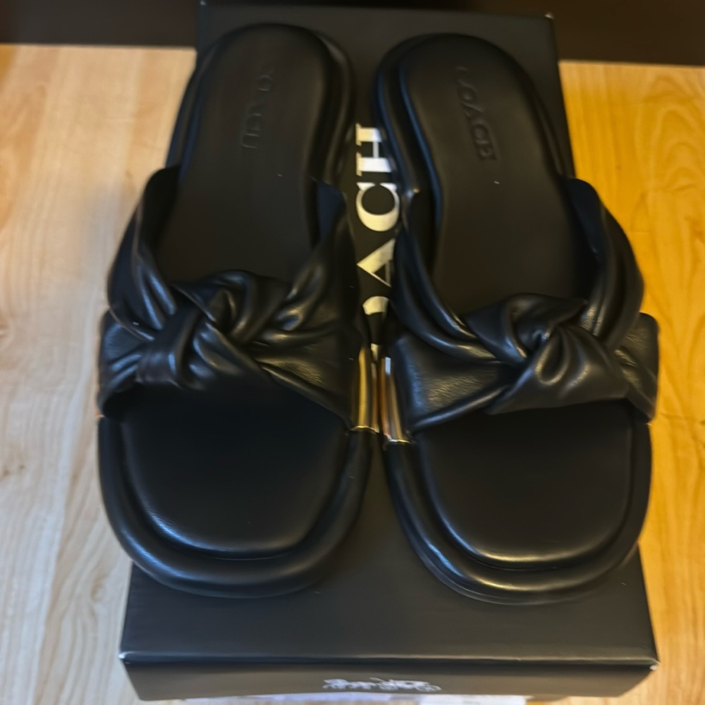 Coach - Brooklyn leather sandal